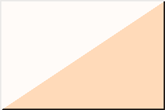 Peach color swatch
